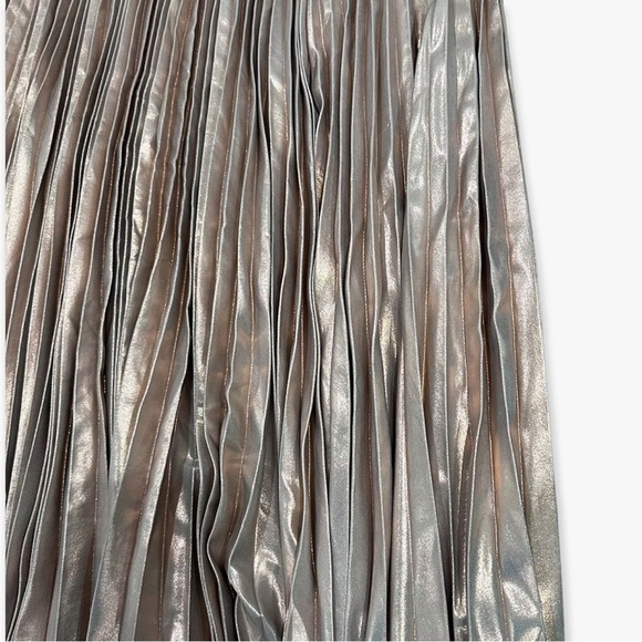 A.L.C. Bobby rose gold pleated midi skirt - Picture 6 of 11